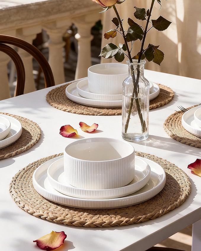 Line Porcelain Dinnerware Set, dish set - Image 2