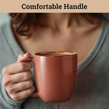 Ceramic Coffee Mugs Set of 4, 16oz Durable Microwave Safe Cups - Image 5