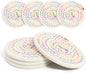 Coasters Set of 4 for Drinks, Cotton Woven 4 Colors Absorbent Boho Coasters for by krastmon