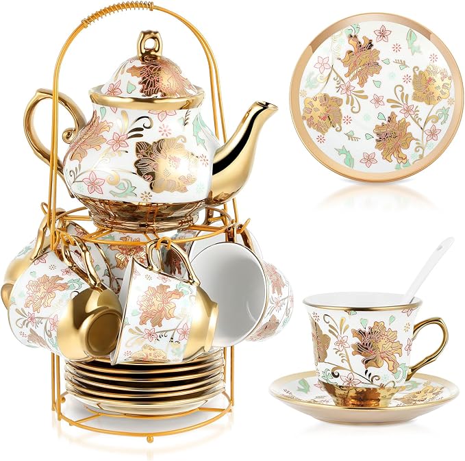 Zhehao 20 Pcs Porcelain Tea Set by Zhehao