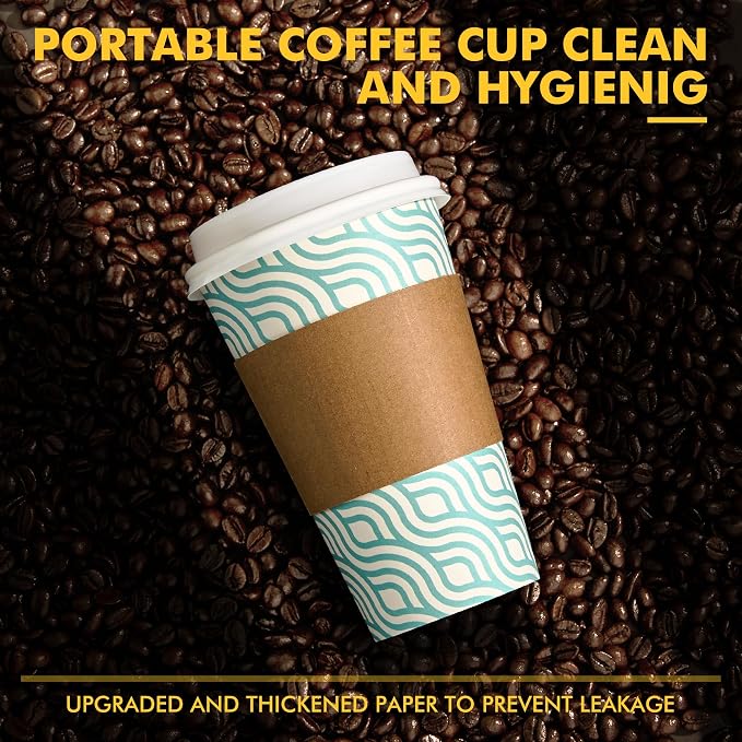 RACETOP 16 oz Paper Coffee Cups - Image 9