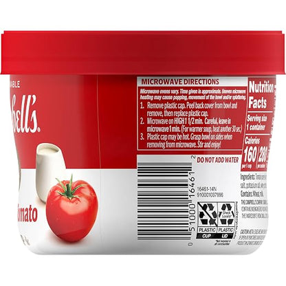 Campbell's Creamy Tomato Soup, 15.4 oz Microwavable Bowl - Image 6