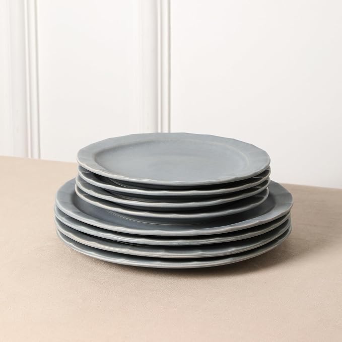 Stone Lain Oasis 4-Piece Salad Plate Set Stoneware - Image 3