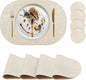 Faux Leather Placemats Set of 4 by yuuzue