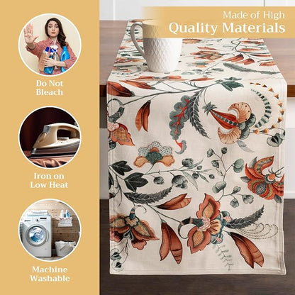 Maison d' Hermine Table Runner 100% Cotton 14.50" x 108" | Table Runners 108 - Image 3