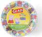 Glad for Kids Peppa Pig Disposable Paper Bowls, 12 Oz, for soups, and snacks by GladTrashFoodStorage