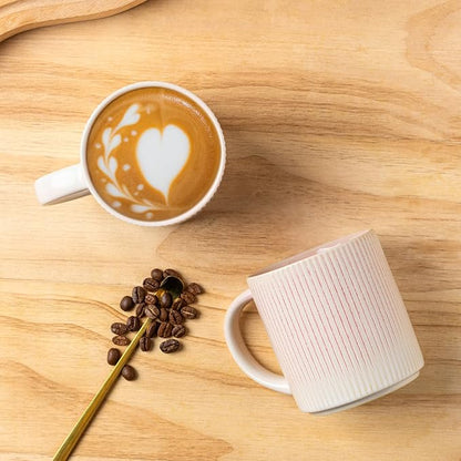 theterra Ceramic Coffee Mugs Set of 6, 14.2 oz Coffee Cups - Image 3