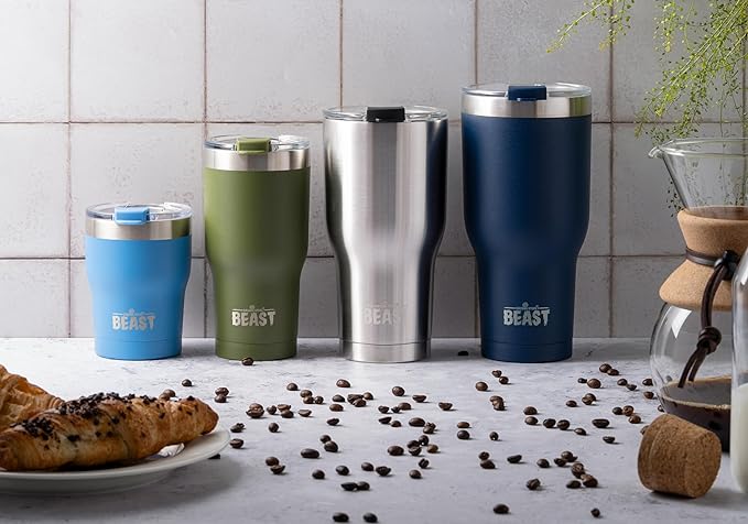 Beast 30 oz Tumbler Stainless Steel Vacuum Insulated Coffee Ice Cup Double Wall - Image 3