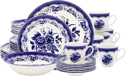30-Piece Porcelain Dinnerware Set by TudorEngland
