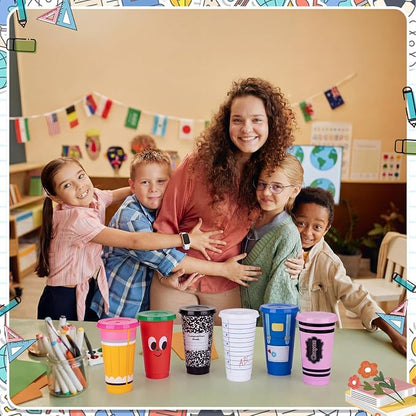 LemonRoad 12 Pcs Back to School Teacher Cups - Image 5