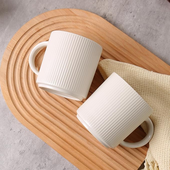 MONITO 16Oz Coffee Mugs Set of 4, Rustic Ceramic Coffee Cups Set - Image 7