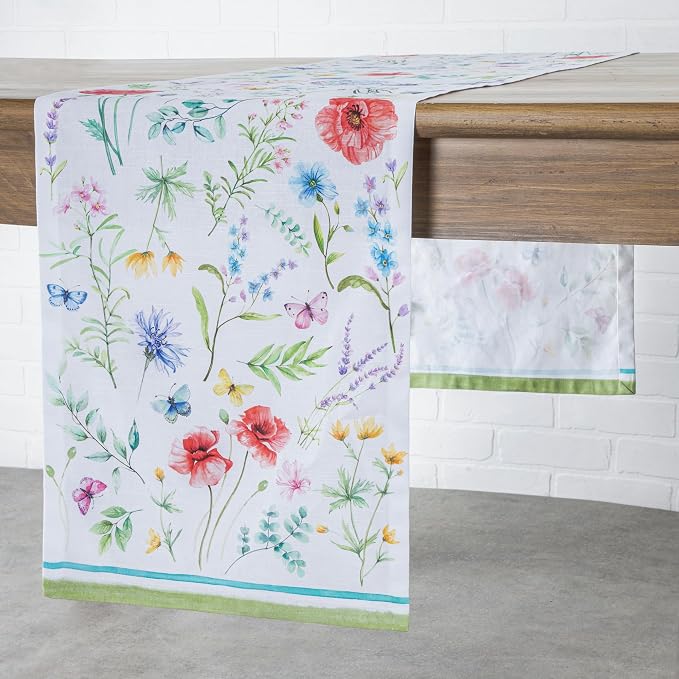 Maison d' Hermine Table Runner 100% Cotton 14.50" x 72" | Table Runners 72 - Image 8