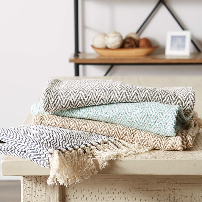 DII Woven Basic Tabletop Collection Chevron Table Runner - Image 7