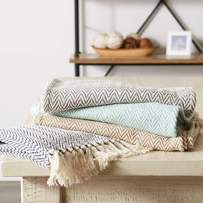 DII Woven Basic Tabletop Collection Chevron Table Runner - Image 7
