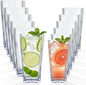 Top-spring 12+20 Oz Reusable Plastic Water Tumbler 12pcs Clear BPA Free | by Top-spring
