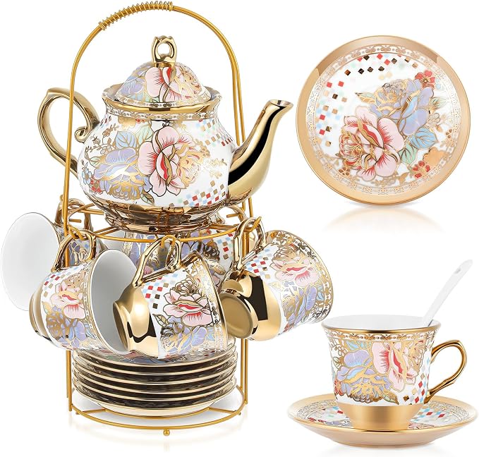 Zhehao 20 Pcs Porcelain Tea Set by Zhehao