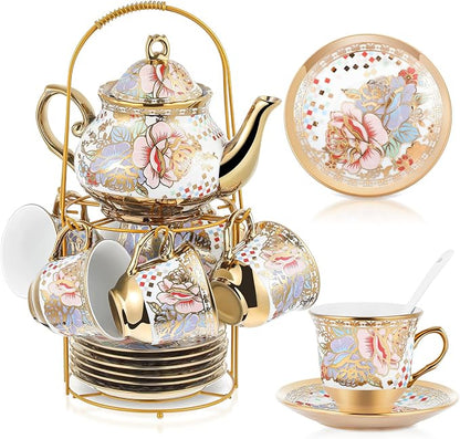 Zhehao 20 Pcs Porcelain Tea Set by Zhehao