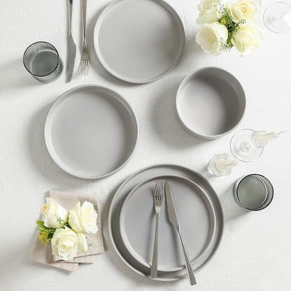 Stone Lain Haven Modern Stoneware 4 Piece Salad Plates Sets, Dish Set - Image 5