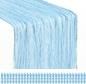 Showgeous 30 Pack Baby Blue Cheesecloth Table Runner, 17 x 108 Inches | Boho by Showgeous