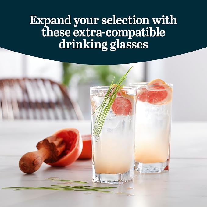 14.3 oz Drinking Glasses Set of 8, Tumblers - Image 2