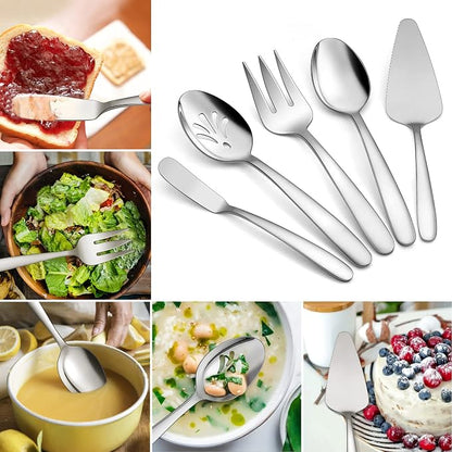 LIANYU 65-Piece Heavy Duty Silverware Set - Image 4