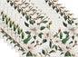 White Magnolia Flower Placemats Set of 6,Summer Flower Linen Place Mat Washable Stain Resistant Table Mats for Farmhouse Dining Party 12x18 Inch