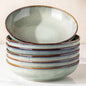 GBhome 8.5'' Ceramic Pasta Bowls, 36oz Stoneware Salad Bowls Set of 6 | by GBhome