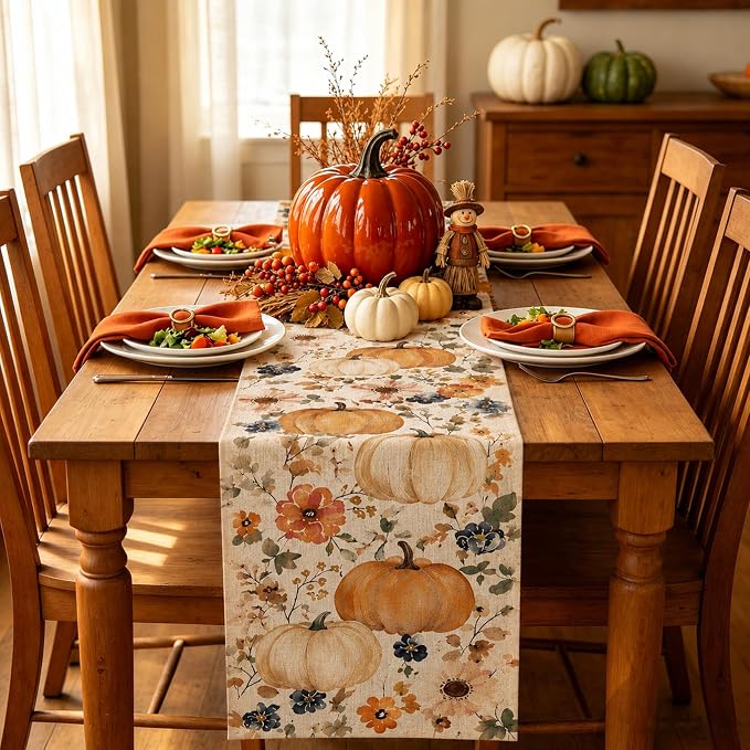Fall Table Runner 13 x 72 in - Image 4