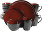 Gibson Elite Soho Lounge Round Reactive Glaze Stoneware Dinnerware Set by GibsonHomewares