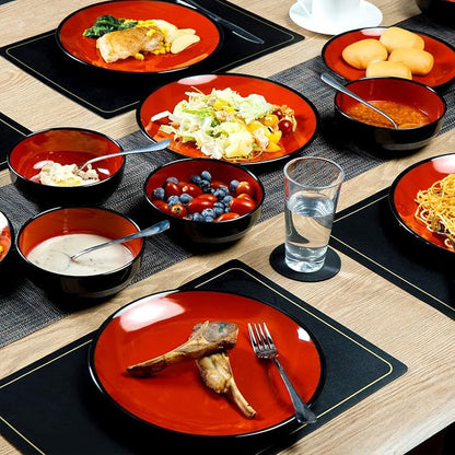 TP 18-Piece Melamine Dinnerware Sets, Service - Image 4