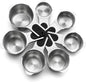 Spring Chef Magnetic Stainless Steel Measuring Cups Set of 7 Patented Black | by SpringChef
