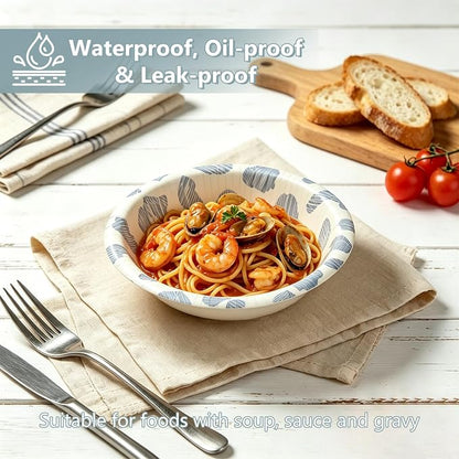 30 Pcs Paper Bowls 8 oz, Disposable Small Paper Bowls, Soak Proof, Cut Proof - Image 4
