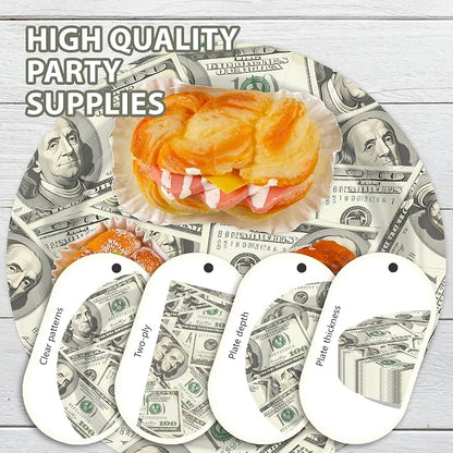 250Pcs Money Party Decoration for Birthday Bachelor Serves 50 | Fun Hundred - Image 4