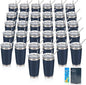 IEOVIEE 32 Pack 20oz Stainless Steel Insulated Bulk Tumblers by IEVOIEE