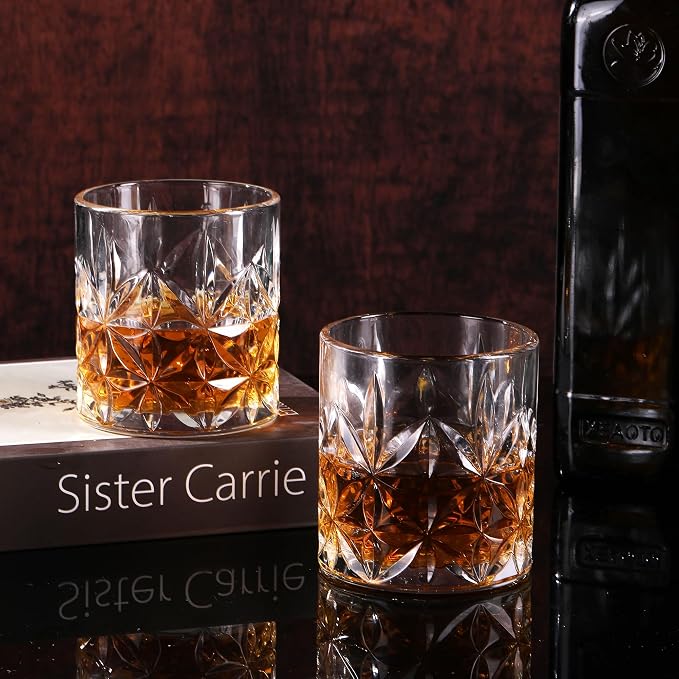 Whiskey Glasses Set of 6, 12oz Old Fashioned Whiskey Glasses Gift - Image 6