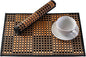 Bamboo Placemats Set of 4, Woven Table Mats for Dining Table Decor, Washable Place Mats for Kitchen Table, Non-Slip sushi rolling mat for Indoor and Outdoor