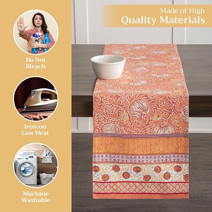 Maison d' Hermine Table Runner 100% Cotton 14.50" x 108" | Table Runners 108 - Image 3