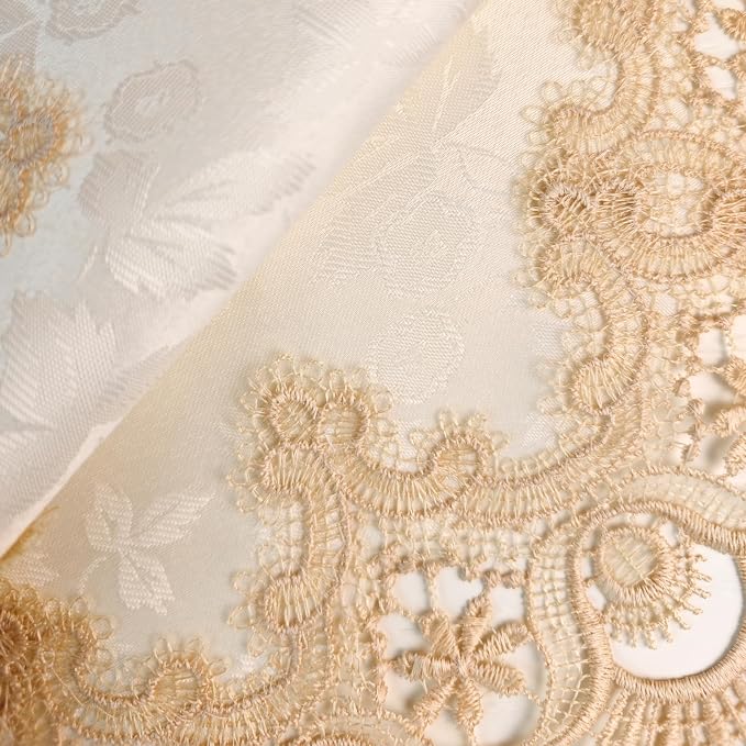 Coffee Tablecloth for Living Room Center Table Doilies Embroidery Lace - Image 2