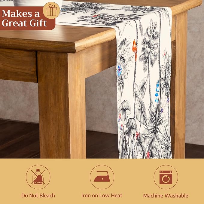 Maison d' Hermine Table Runner 100% Cotton 14.50" x 48" | Table Runners 48 - Image 5