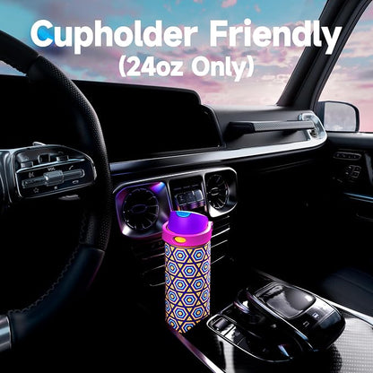 24 oz Insulated Water Bottle for Women: Meoky Stainless Steel Water Bottle - Image 8