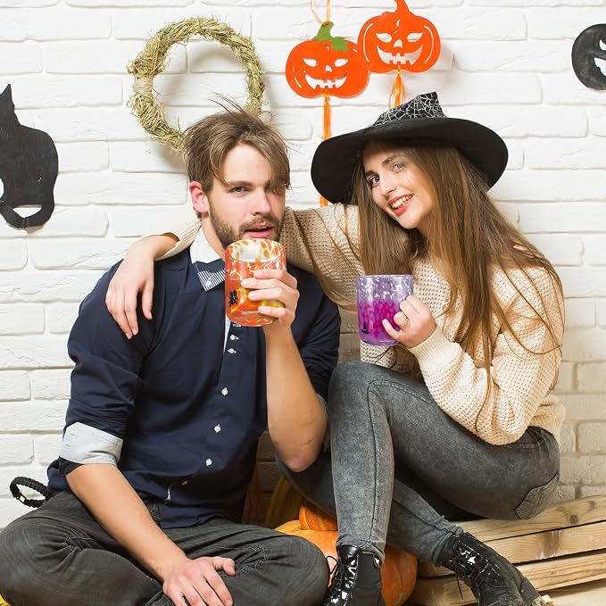 Skylety 2 Pcs Halloween Icon Juice Glasses - Image 6
