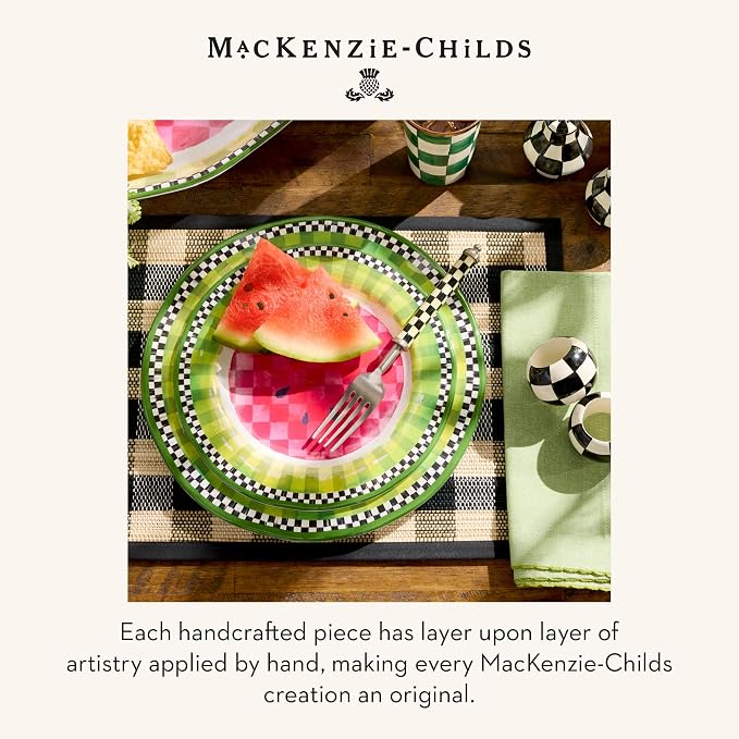 MACKENZIE-CHILDS Wood Napkin Ring Set, made from wood, fancy napkin-holder rings - Image 6