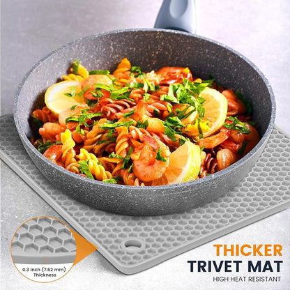 Silicone Trivet Mats 4 Heat Resistant Pot Holders Multipurpose Non-Slip Hot Pads - Image 4