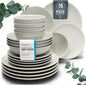 16 Piece Stoneware Dinnerware Set by PURELIVING