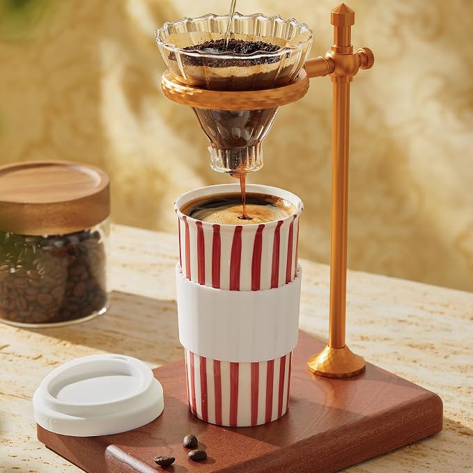 Ceramic Travel Mug with Lid – Stylish Coffee Cup - Image 4