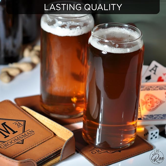 Personalized Groomsmen Coaster Gifts - Image 5