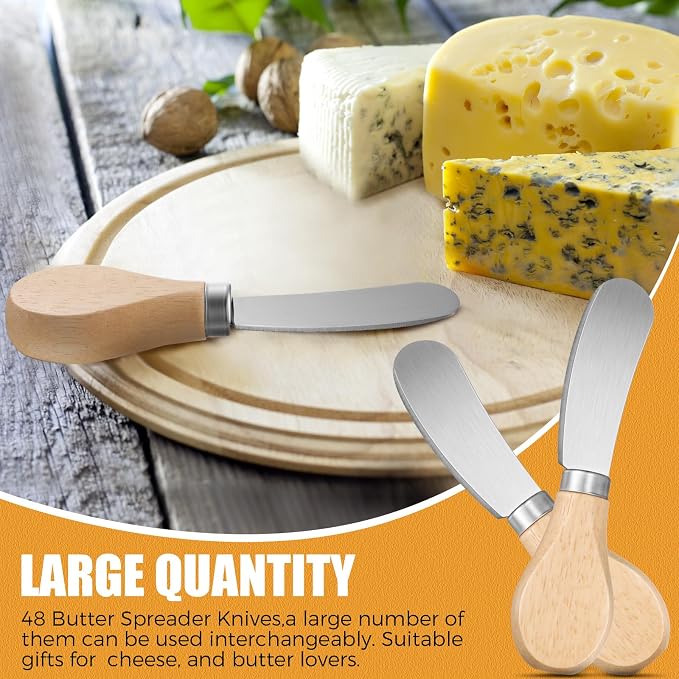48 Pcs Cheese Spreader Knives - Image 7