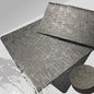 Elegant Placemats and Coasters Set 6, Vinyl Washable Place Mats by Unknown