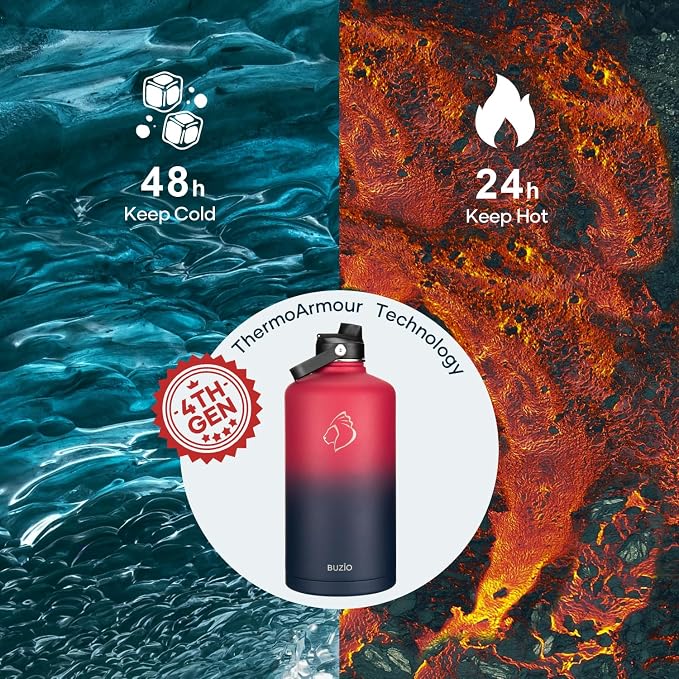 BUZIO 1 Gallon Water Bottle Insulated - Image 2