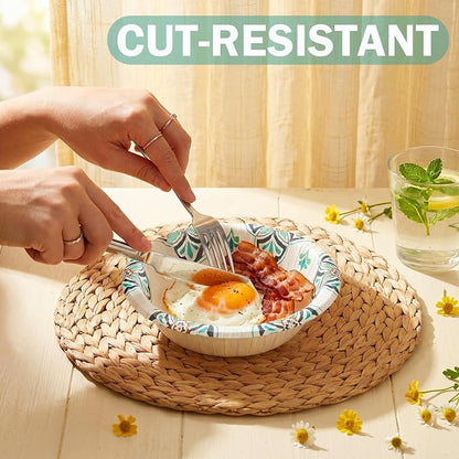 30 Pcs Paper Bowls 8 oz, Disposable Small Paper Bowls, Soak Proof, Cut Proof - Image 5